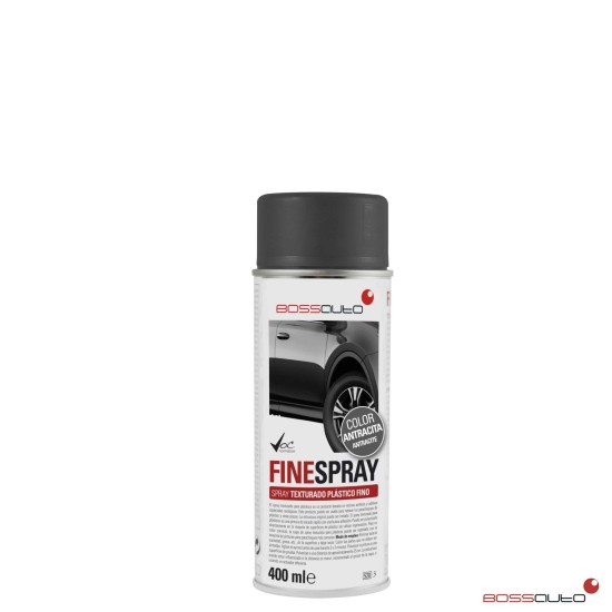 FINE Spray texturado plásticos 400ml Gris Antracit