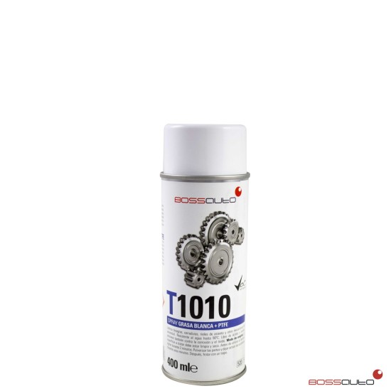 T1010 Spray grasa blanca + PTFE 400 ml. Bossauto