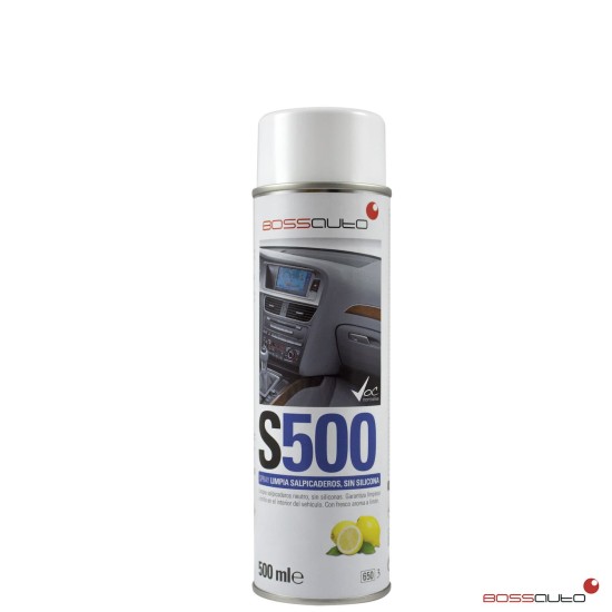 S500 Spray limpiasalpicaderos, sin Silicona 500ml.