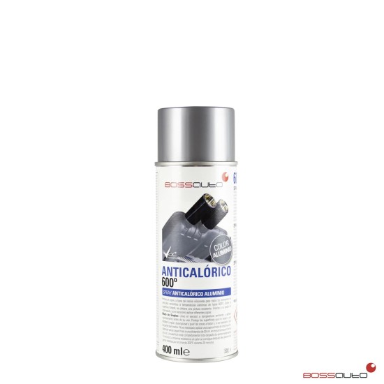 Spray anticalore 600 ºC Alluminio, 400 ml.