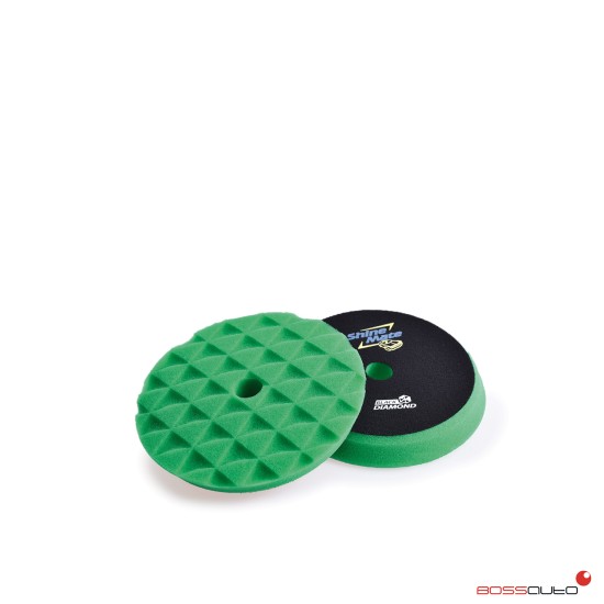 Foam pad DIAMOND Green ø100x74x25mm