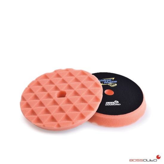 Foam pad DIAMOND Orange T40  150 x ø180 x 25mm