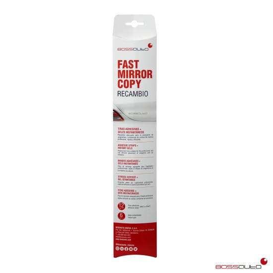 Kit di ricarica Fast Mirror Copy (strisce + cianoacrilato)